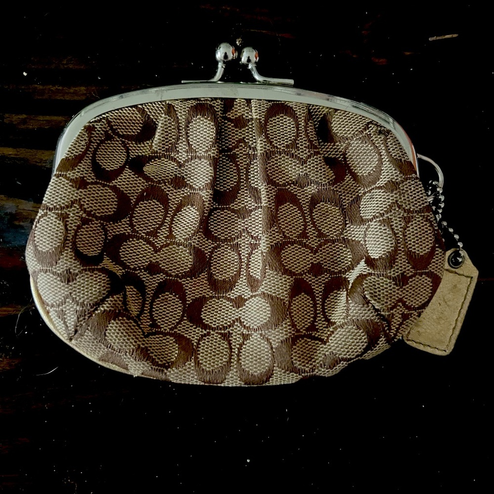 Coach coin pouch